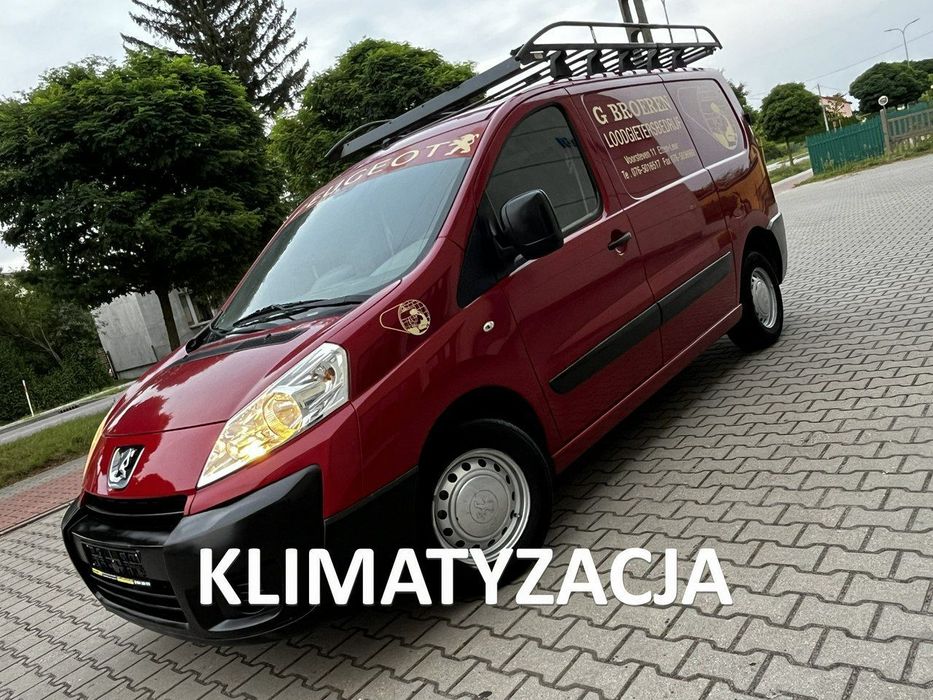 Peugeot Expert  Peugeot Expert 1.6HDi 2011r Klimatyzacja 3-osobowy Bagażnik Dachowy!