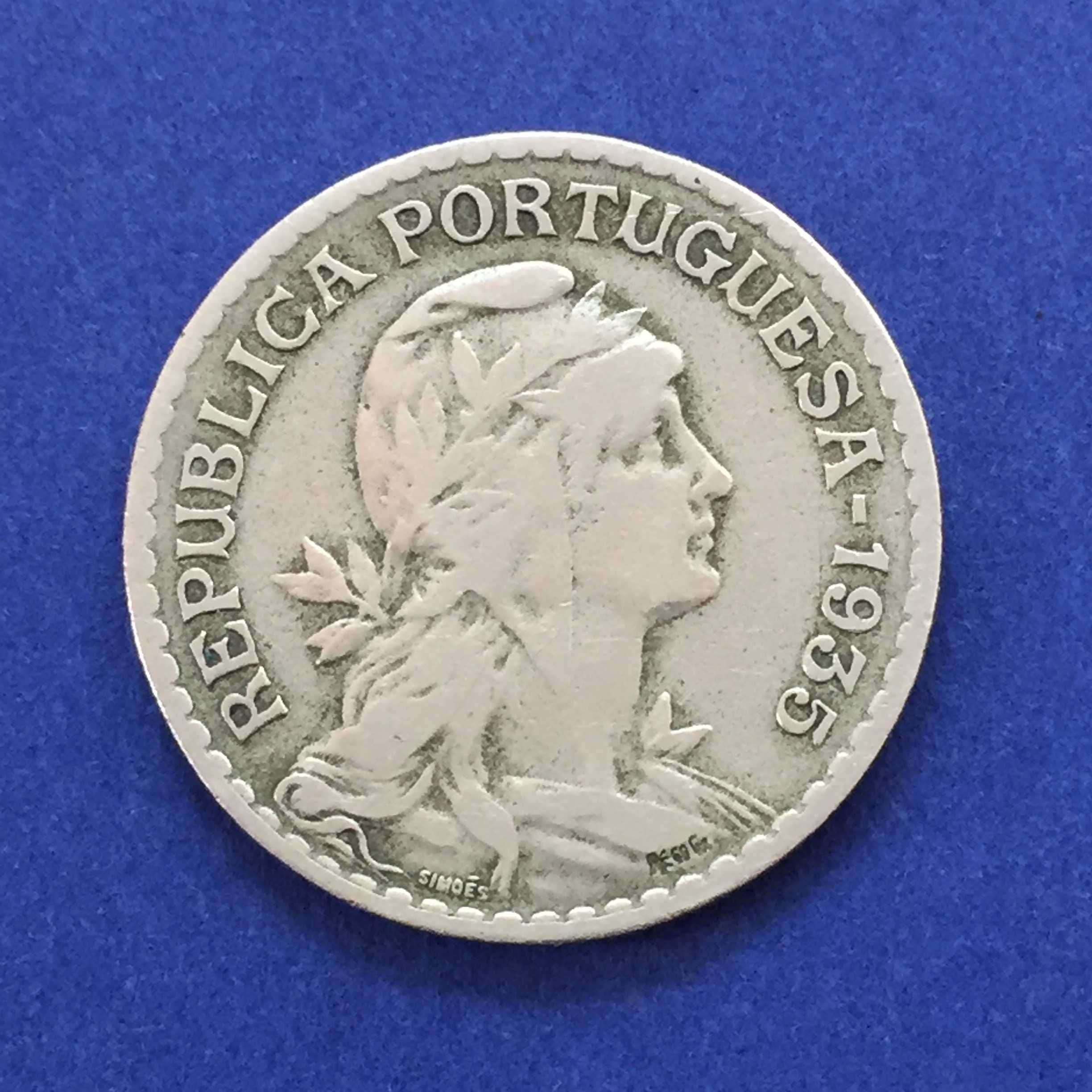 moeda 1 escudo 1935 - alpaca - R A R A