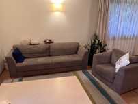 Zestaw do salonu sofa kanapa rozkladana fotel meble