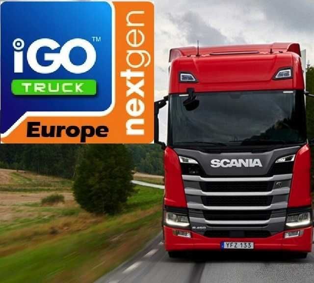 GPS навігатори для грузового авто з картами 2025 року!