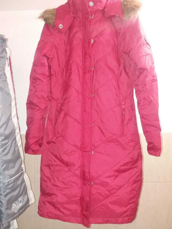 Płaszczyk zimowy czerwony S/176cm (313) ONLY