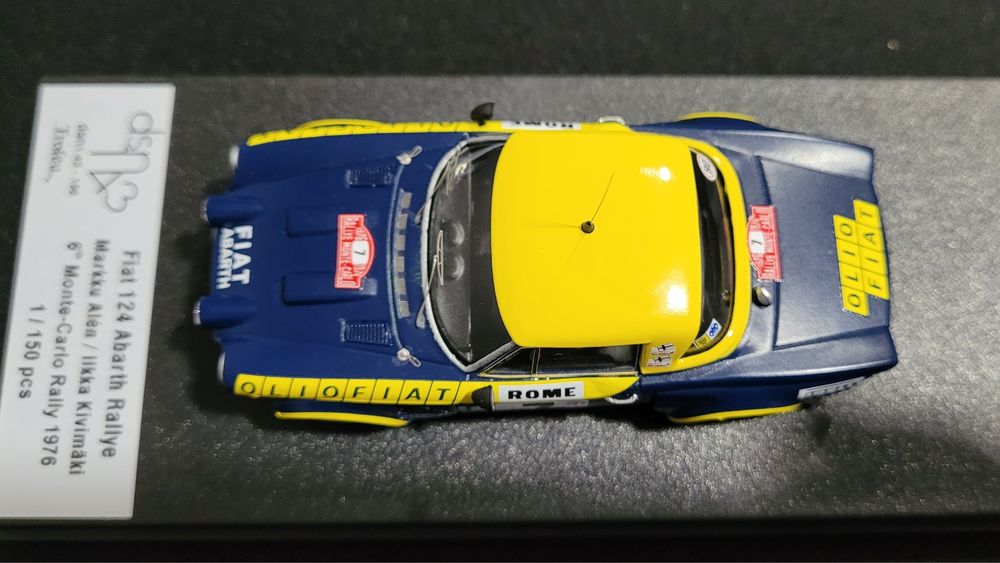 Fiat 124 Abarth #M. Alén - Troféu - 1:43