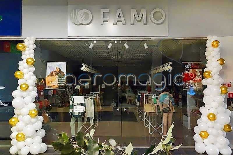 Оформлення кульками магазинів на відкриття, річницю, акції