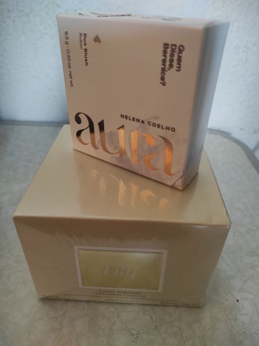 Produtos oBoticário novos na caixa