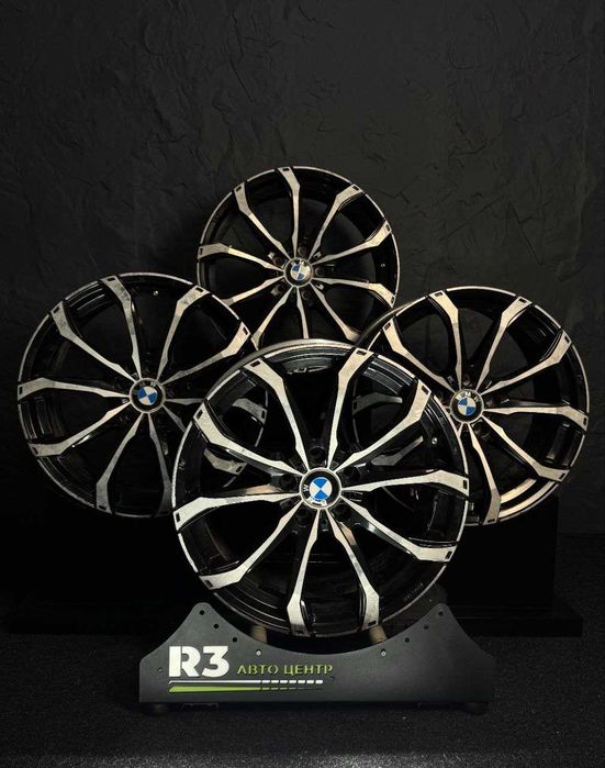 бу диски 5x120 R19 9.0j et48 dia74.1 BMW VB9 титани диски з проточкою