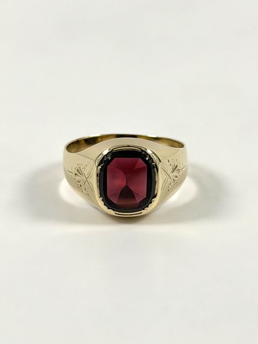 Złoty sygnet rozmiar 20