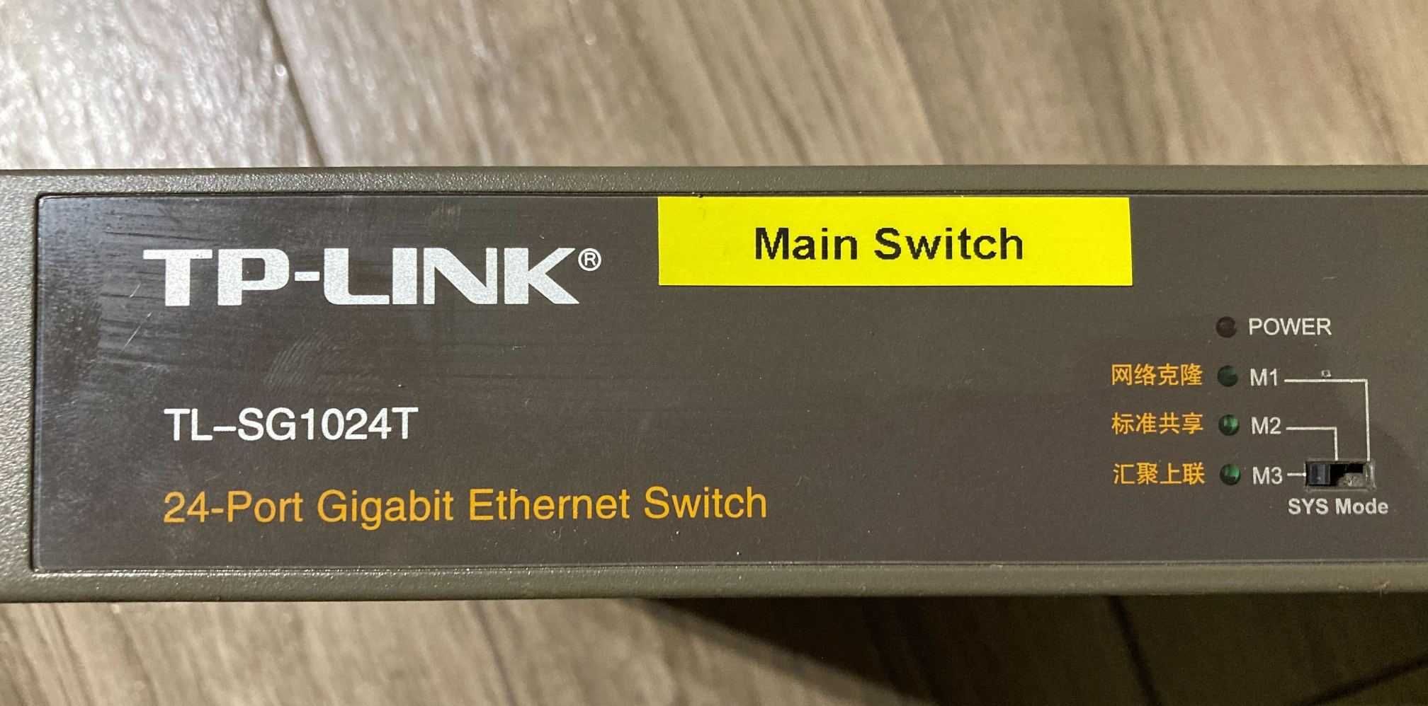 TP-Link 24-Port Gigabit Ethernet Switch TL-SG1024T | Гігабітний світч