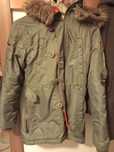 Parka kurtka zielona SuperDry Flight JKT Project