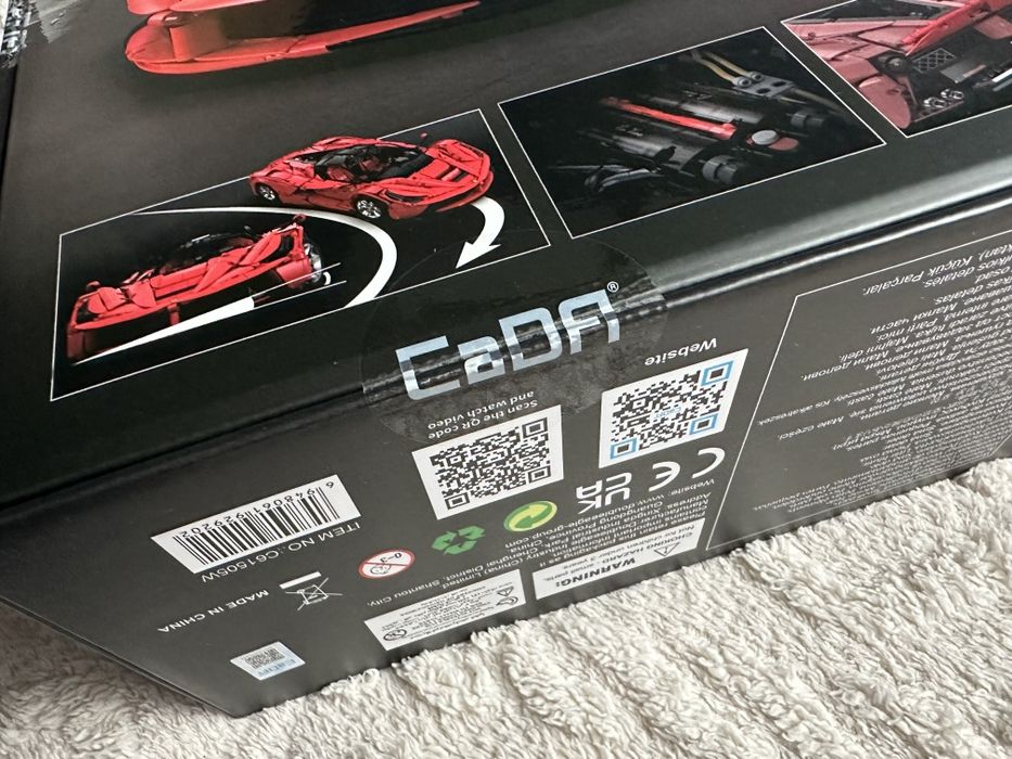 NOWY Oryginalny zestaw CaDA C61505 Viva Hypercar 4739 elementów