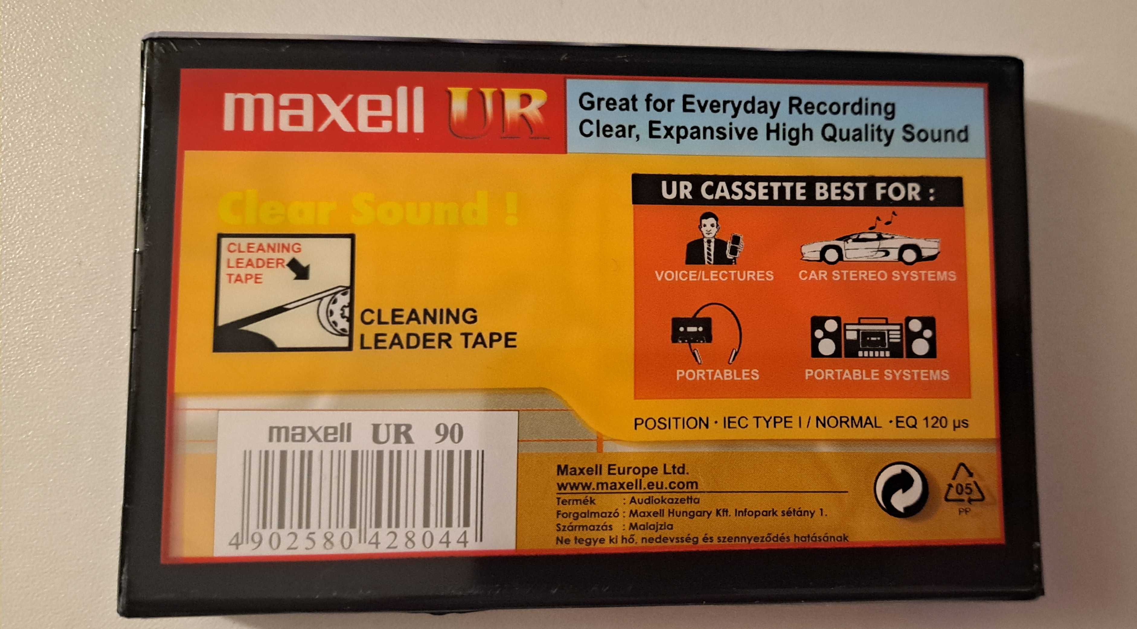 Kaseta magnetofonowa maxell UR 90