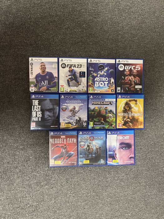Колекція діцензійних дисків до ps 4 ps 5 playstasion 4
