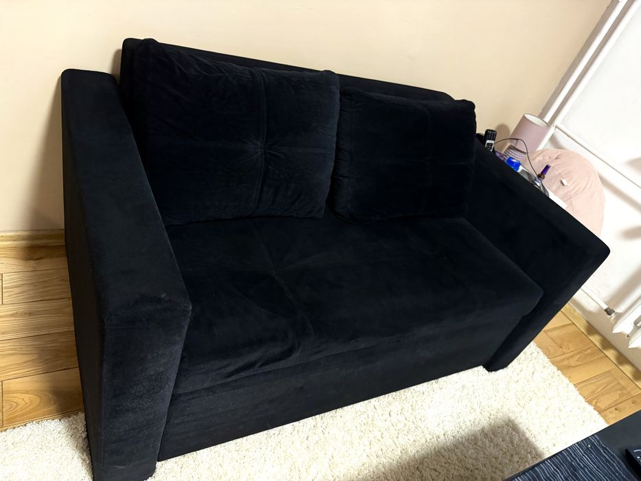 Sofa dwuosobowa Bunio III rozkładana z pojemnikiem BRW