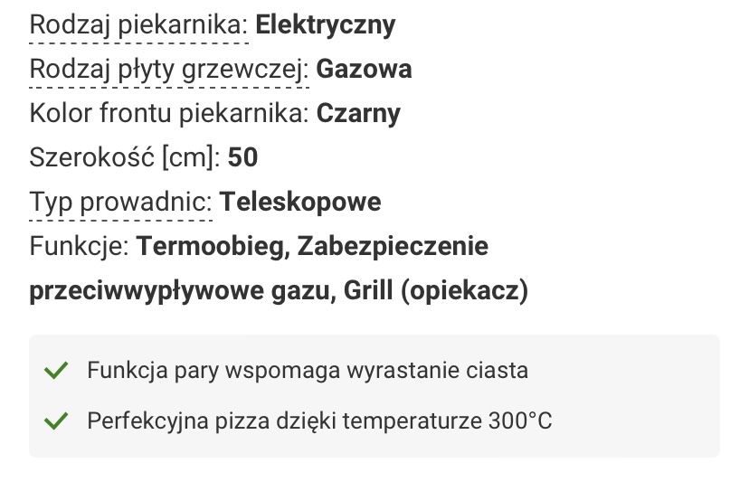 Nowa zapakowana  kuchenka gazowo elektryczna