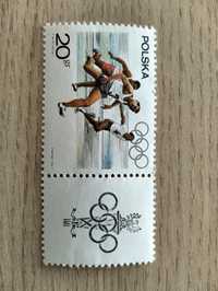 Znaczek 1967 olimpijski Polska 20gr