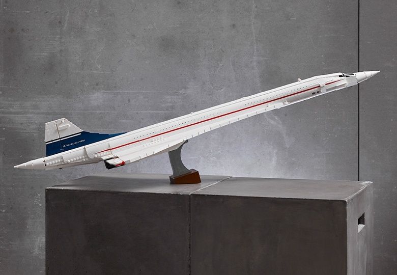 Конструктор 1в1 як LEGO Icons Concorde (2083 дет) з коробкою