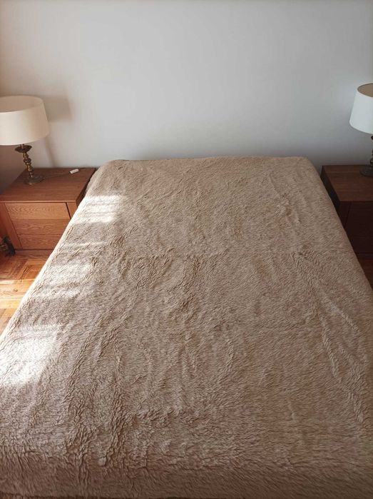 Cobertor em pura lã virgem Merino Australiano 2.1x1.95m
