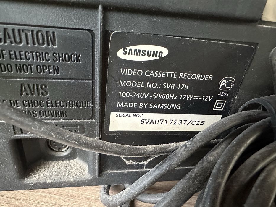 Відеомагнітофон  Samsung SVR- 17В