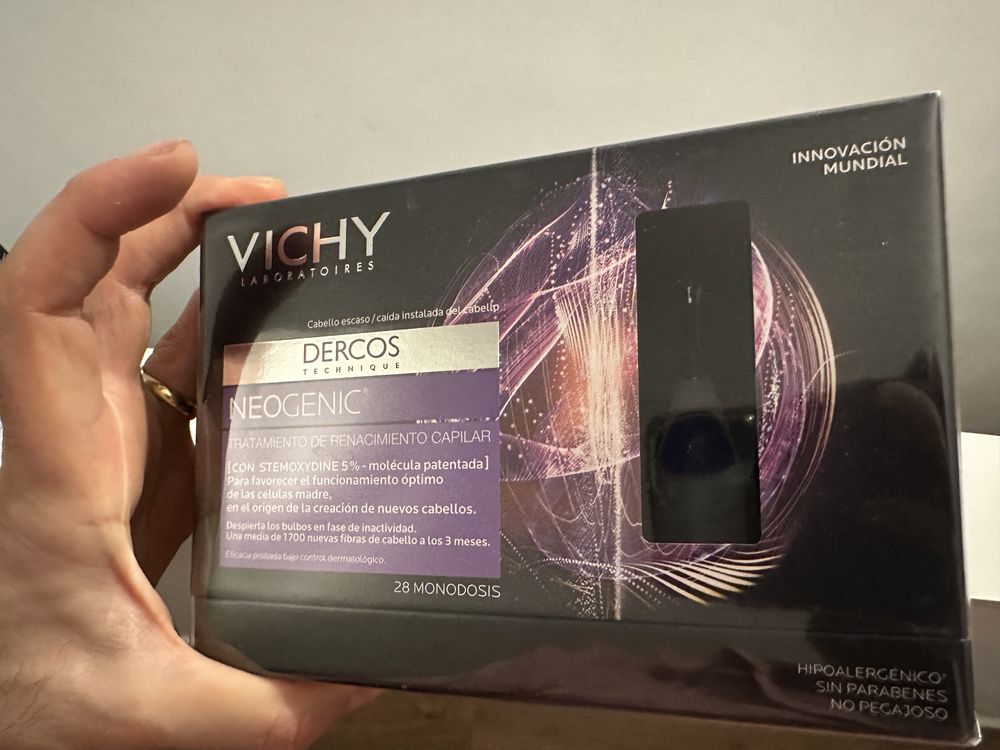 Ampolas capilares Vichy neogenic tratamento de renascimento capilar