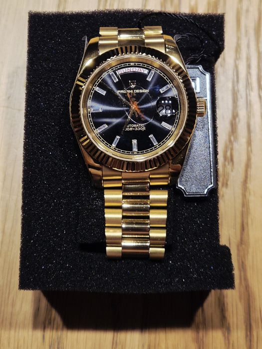 zegarek męski złoty Nowy