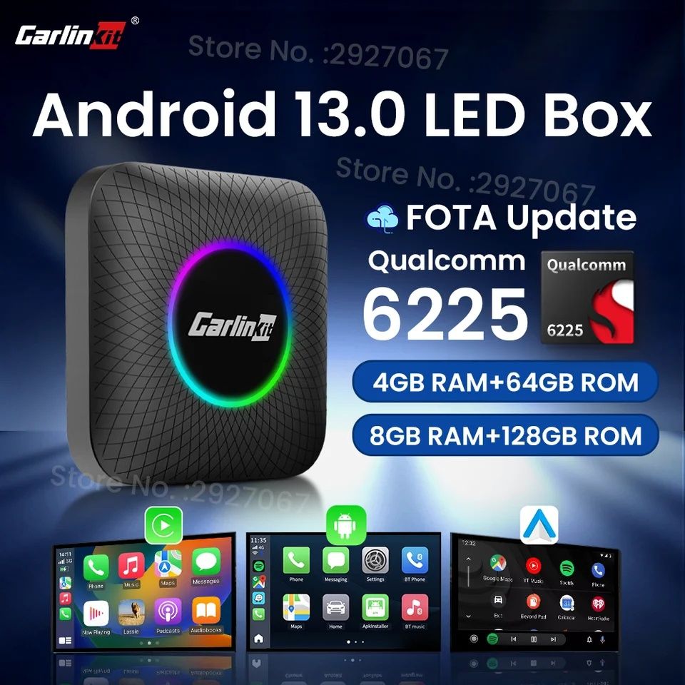 Carlinkit Ambient 8/128 Gb Androidauto Carplay адаптер для авто