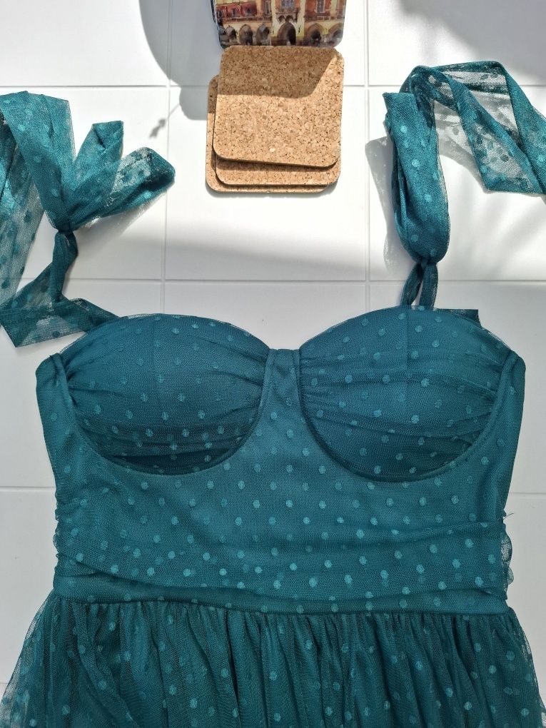 Tiulowa sukienka wesele XS