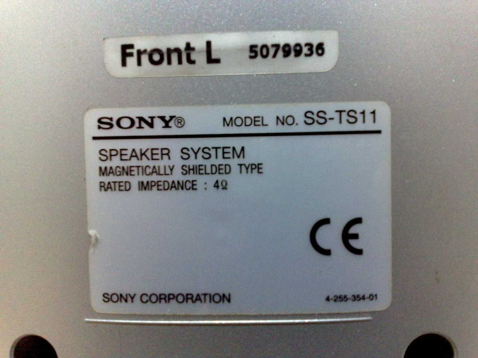 Głośniki, kolumny Sony SS-TS11 - 4sztuki, 96W RMS, kino domowe