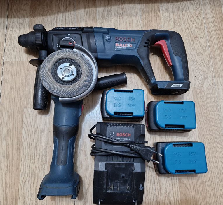 Суперовий стан.Bosch GWS 18 Безщіткова. Перфоратор GBH 18V-26D.