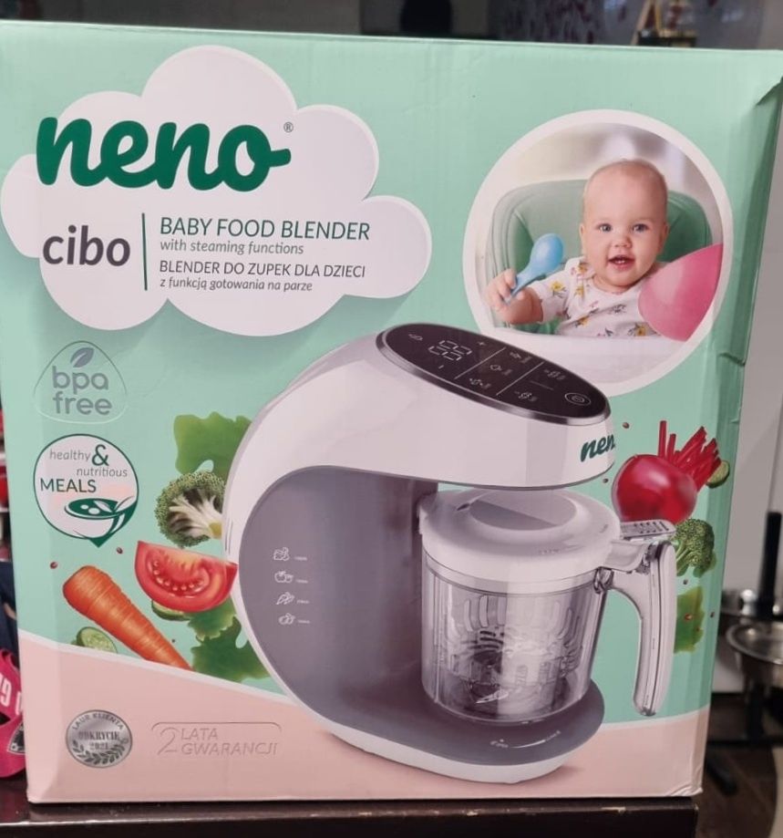 Neno Cibo – blender dla dzieci z funkcją gotowania na parze