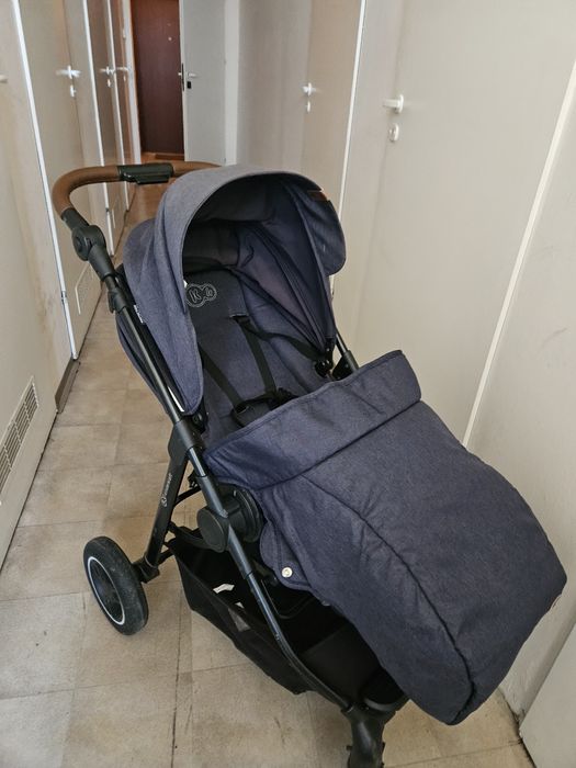 Kinderkraft Dwustronna spacerówka ALL ROAD grey/dark blue