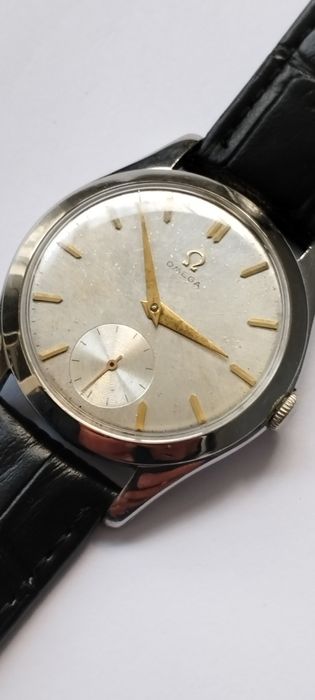 Oryginalny szwajcarski zegarek Omega oversize