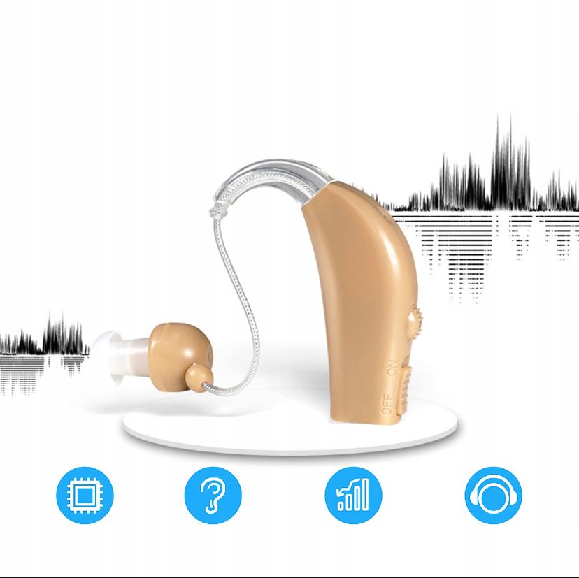 Aparaty słuchowe dla seniorów z redukcją szumów CE