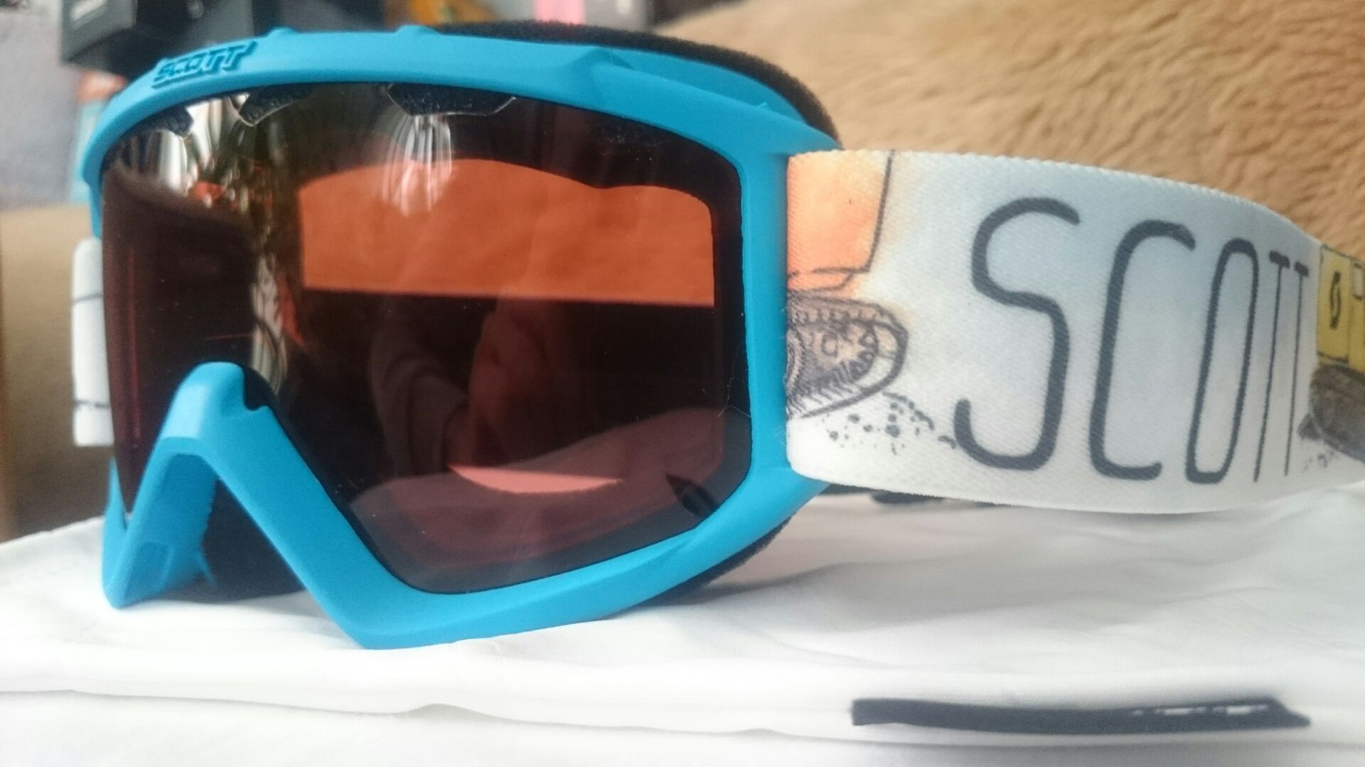 Маска очки лыжная горнолыжная детская SCOTT JR HOOKUP