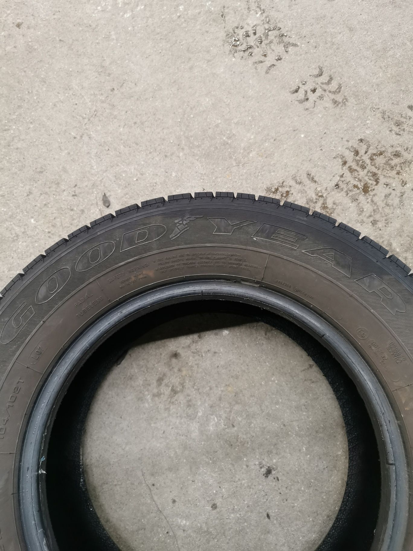 Opona 215/65R15C 104/102T Goodyear Cargo Vector2 #126