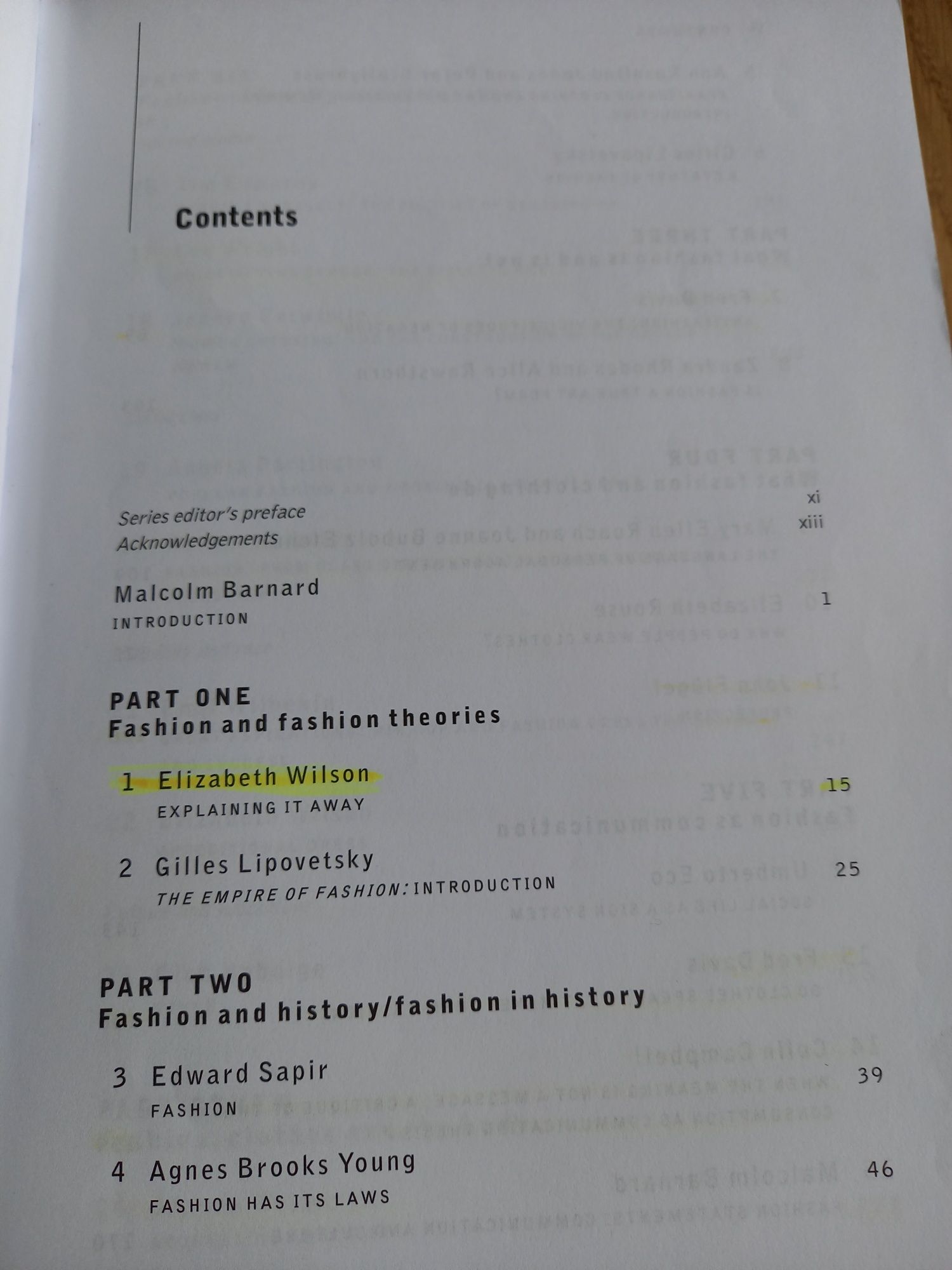 Malcolm Barnard Fashion Theory A Rader (Routledge Student Readers)