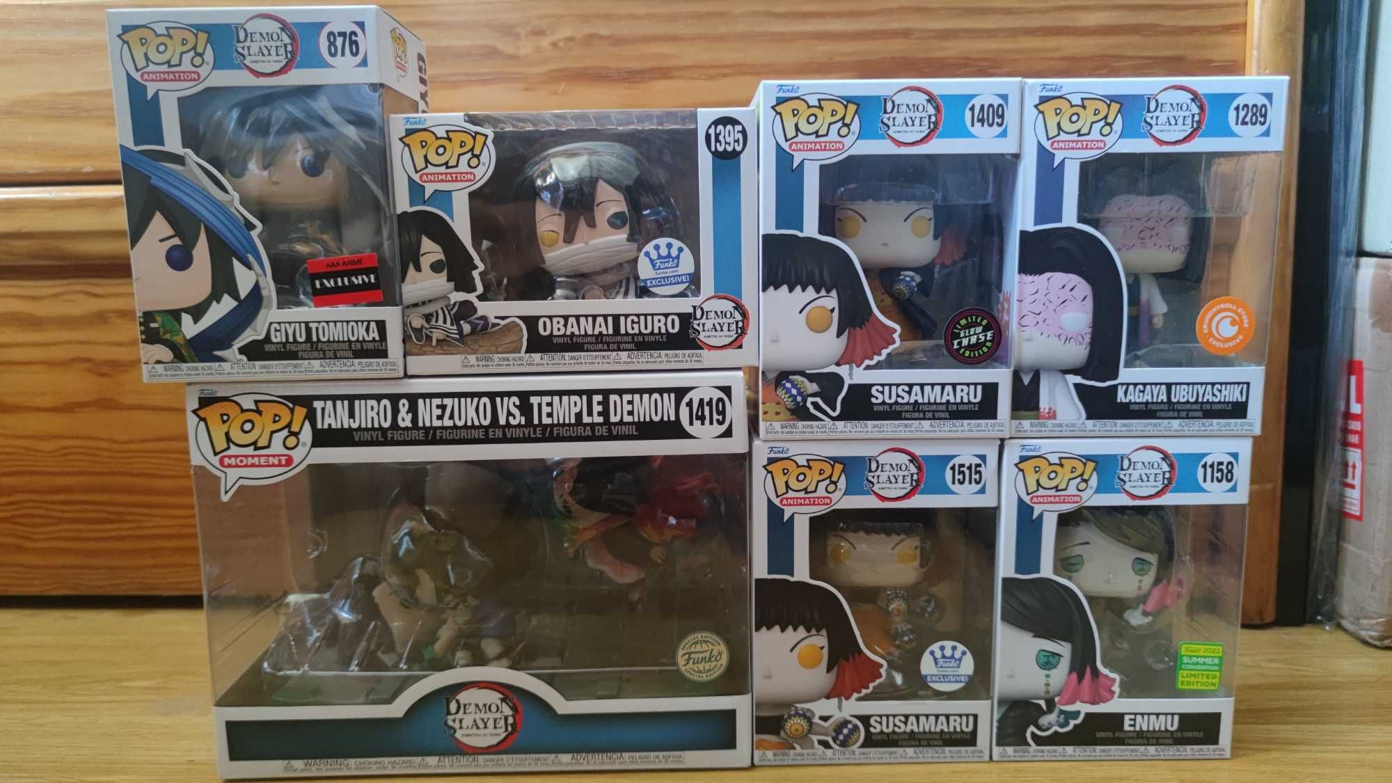 Funko Pop Anime, One Piece, Naruto, Demon Slayer