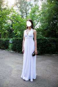 Белое вечернее платье,44 размер