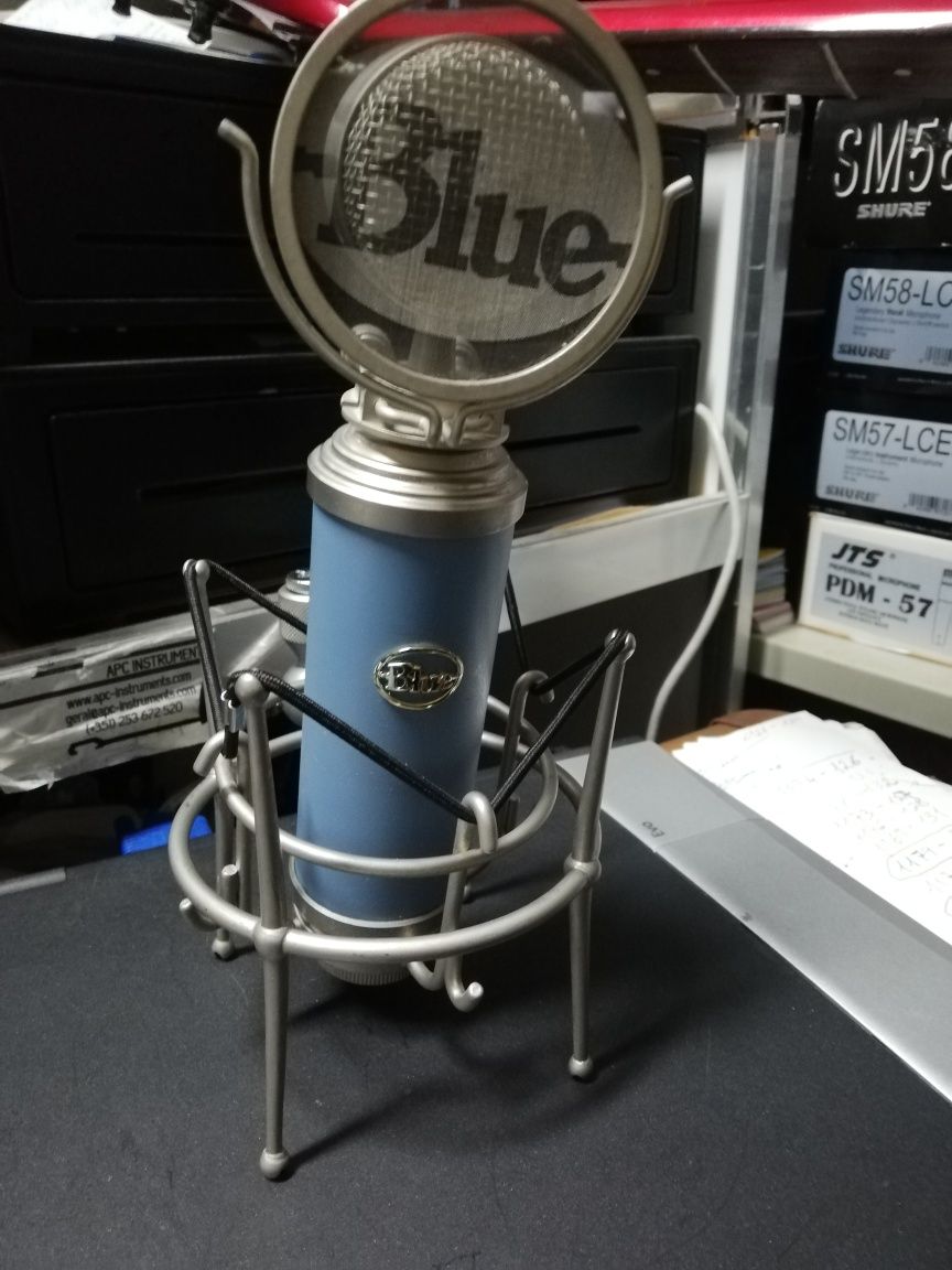 Microfone Bluebird de estúdio