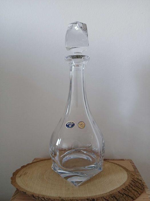 Garrafa / decanter Cristal Bohemia NOVA