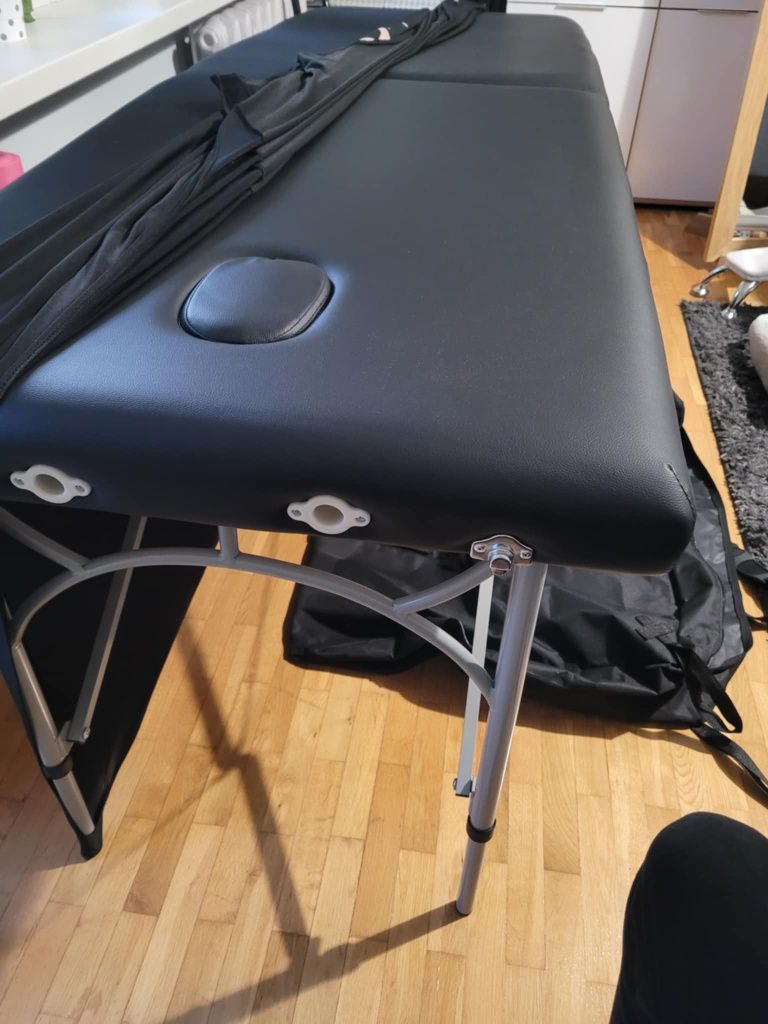 Łóżko stół do masażu aluminiowy Ultra 2 195 x 70cm + pokrowiec gratis
