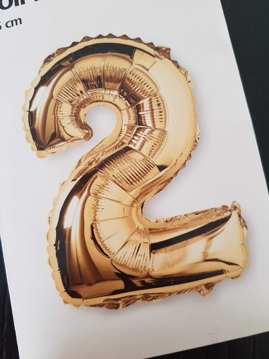 Balão de alumínio 2 anos (grátis)