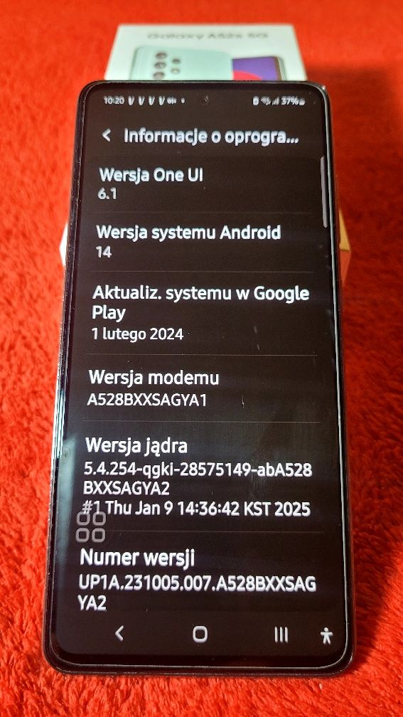 Smartfon Samsung Galaxy A52s 5G 6+6/128.st.jak Nowy