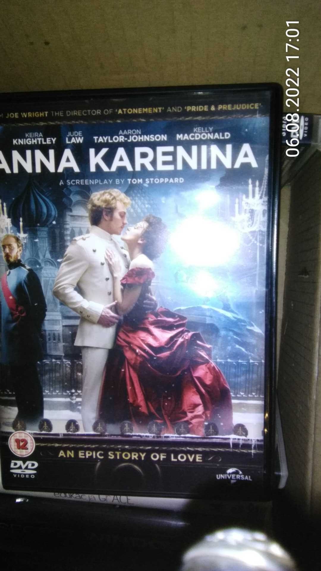 2 filmy DVD: Anna Karenina, Ocalona