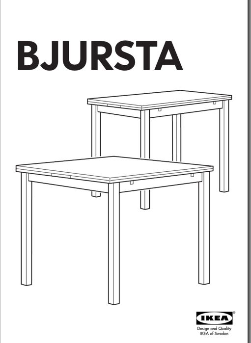 Mesa Bjursta Ikea