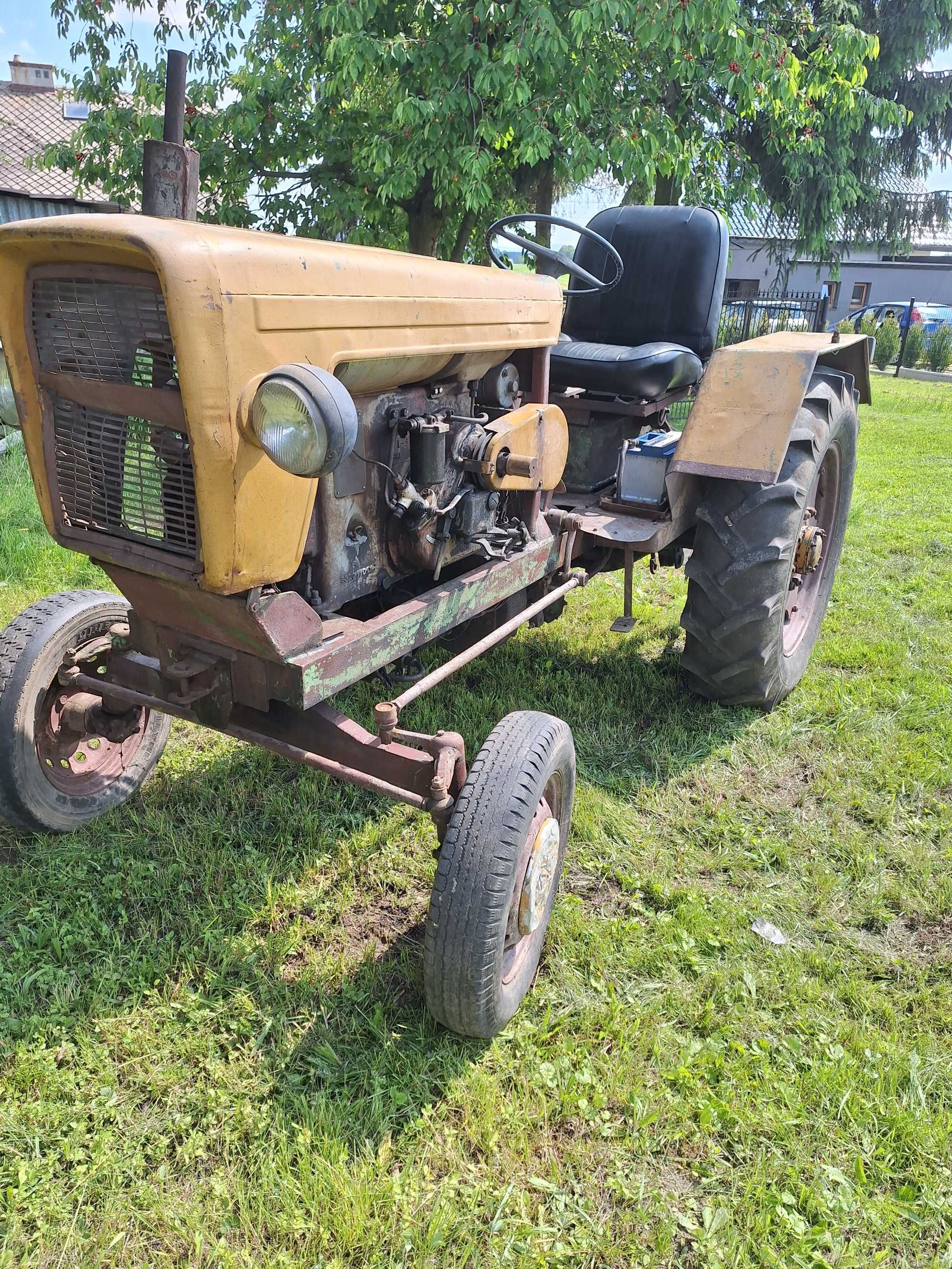 Ciągnik SAM Andoria S-18, podnośnik, rozrusznik, blokada, osprzęt