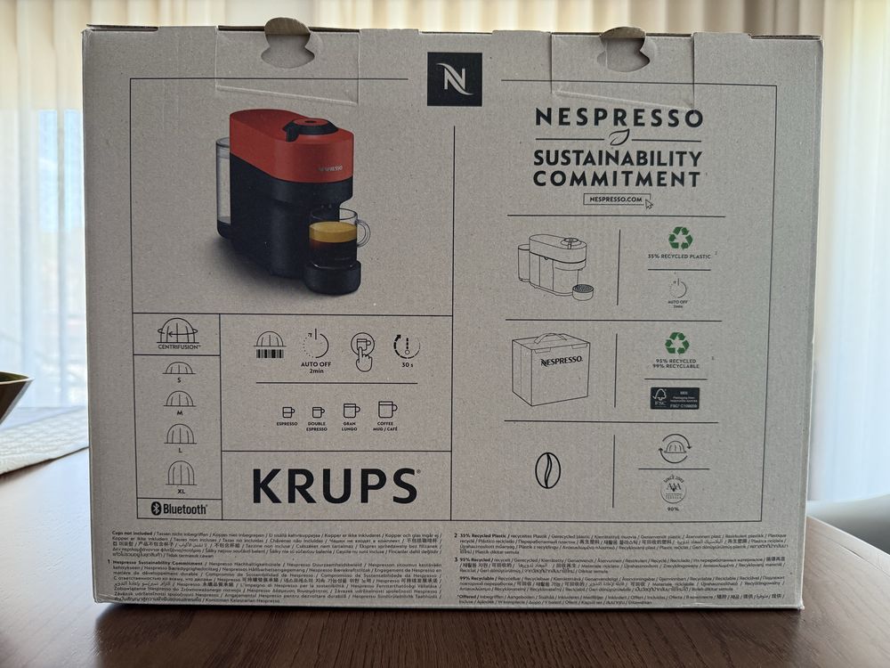 Máquina Café Nespresso Vertuo Pop Branca — Nova