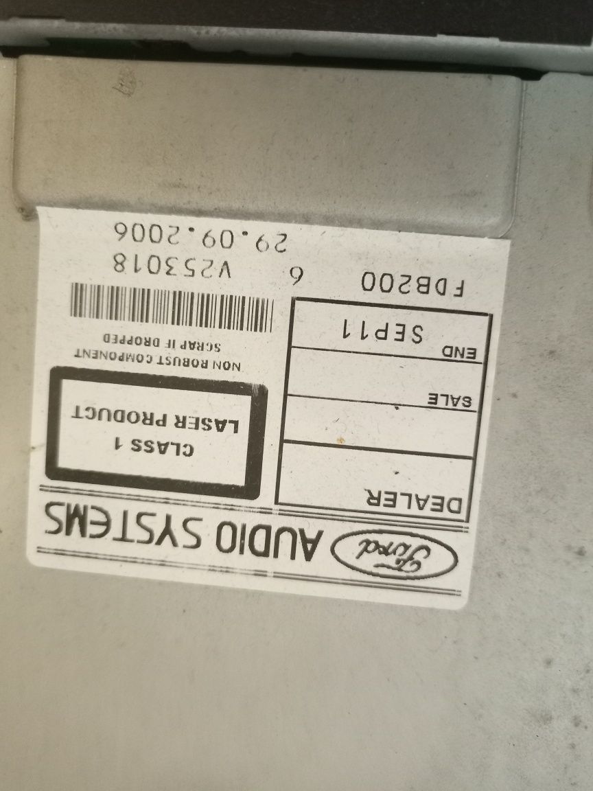 Оригінальна магнітола форд Sony 6000cd головний пристрій