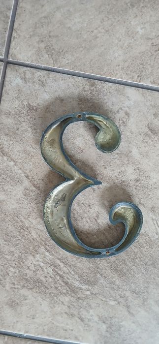 Numer na dom 3 metal