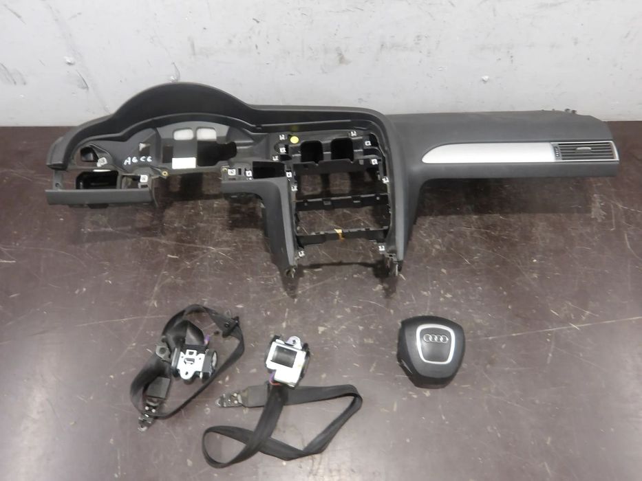 AUDI A6 C6 SEDAN 2.0TDI DESKA ROZDZIELCZA PASY BEZPIECZEŃSTWA PODUSZKA AIRBAG KIEROWCY