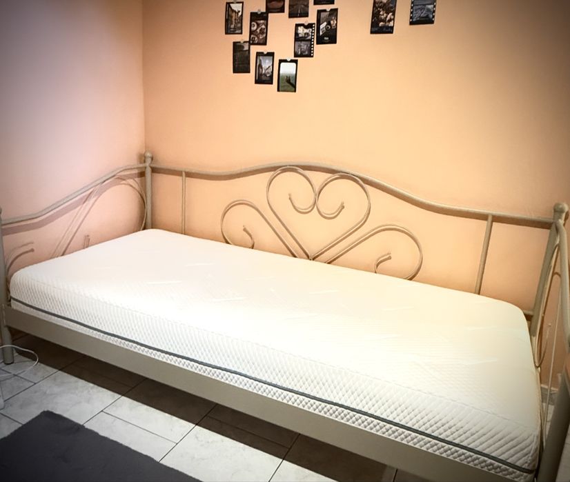 Łóżko + materac w dobrym stanie