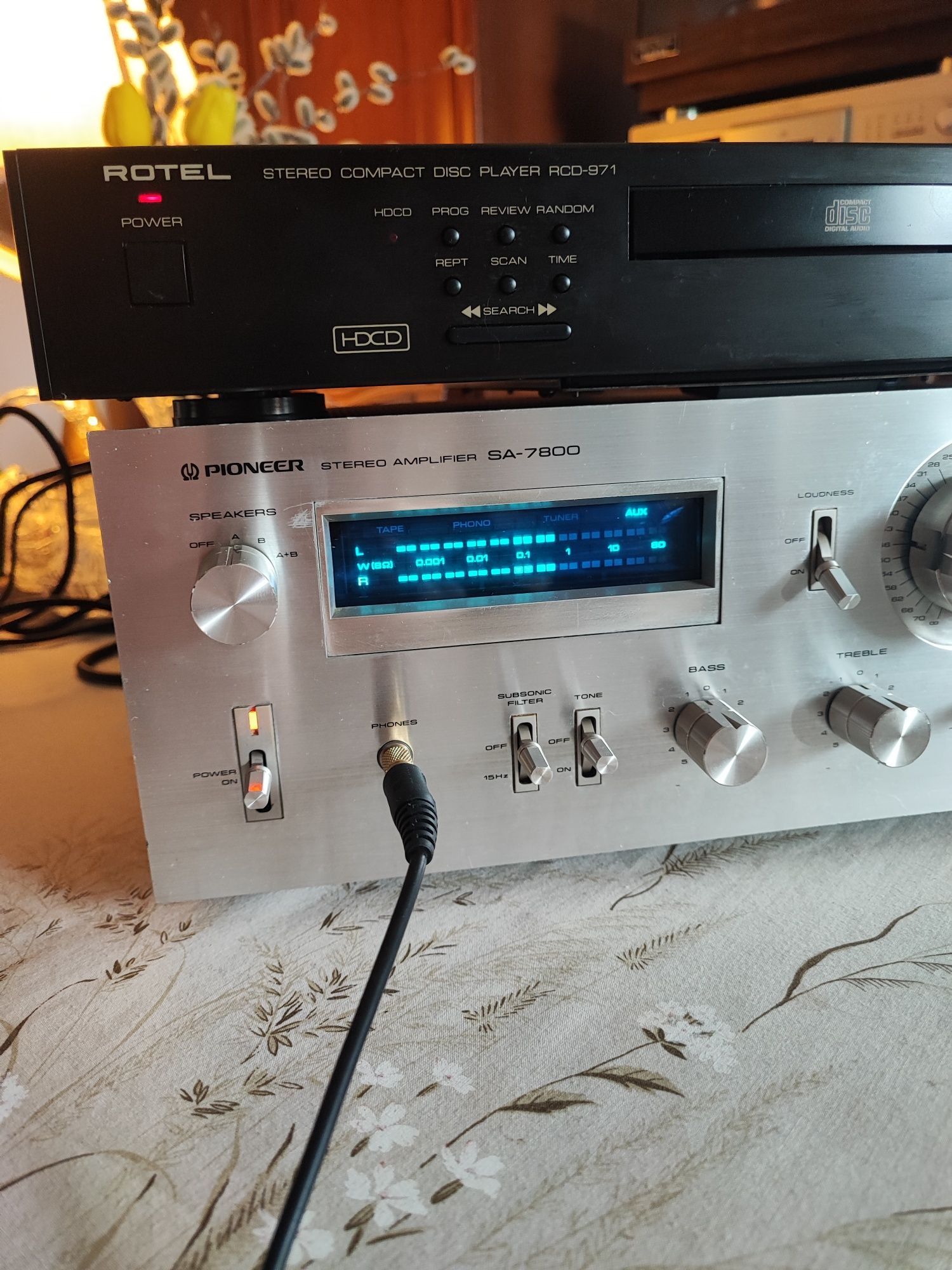 Pioneer Sa 7800 wzmacniacz Blue line